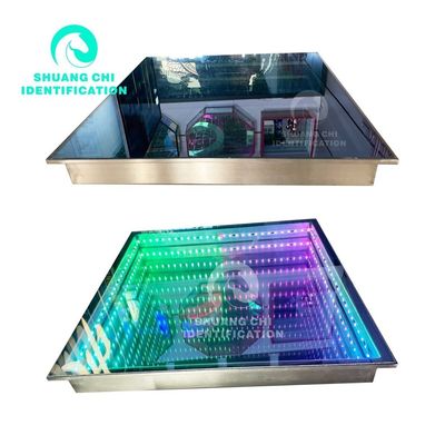 80 IP 67 Edelstahl gehärtetes Glas Druckempfindliche Led-Tanzfliesen