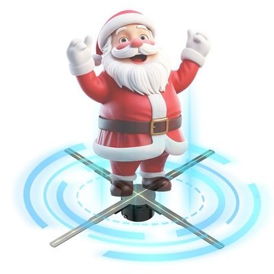 42cm-62cm Synchronisiertes Hologramm-Ventilator Beweglicher 3D-Ventilator Werbung 3D-Projektor Hologramm 3D-Holographischer Display