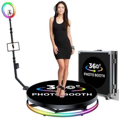 Stabler Stärkes Metall und gehärtetes Glas 360-Grad-Kamera-Fotostand für Innenräume