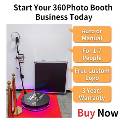 Stabler Stärkes Metall und gehärtetes Glas 360-Grad-Kamera-Fotostand für Innenräume