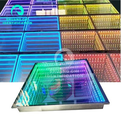LED-Lichtquelle 5050 RGB Led-Abnehmbarer Glasfliesen für interaktive Neon-Tanzfläche