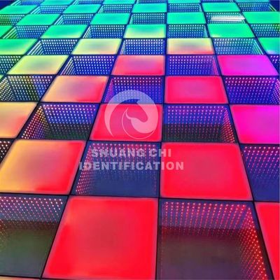 LED-Lichtquelle 5050 RGB Led-Abnehmbarer Glasfliesen für interaktive Neon-Tanzfläche
