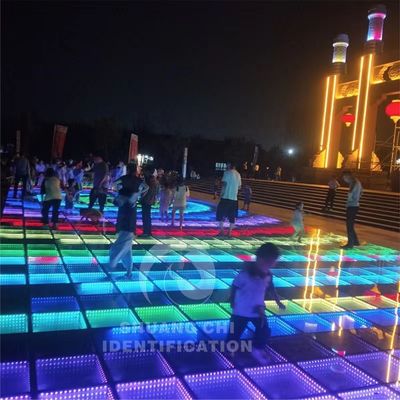 LED-Lichtquelle 5050 RGB Led-Abnehmbarer Glasfliesen für interaktive Neon-Tanzfläche