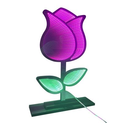 Acryl-Magie-Spiegel Abyssal Unendlicher Spiegel beliebteste Weihnachtsblumen-LED-Licht