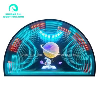 Anpassbares LED Neon Wanddekor Modisch Rot Weiß Blau Lila Rosa Gelb Grün