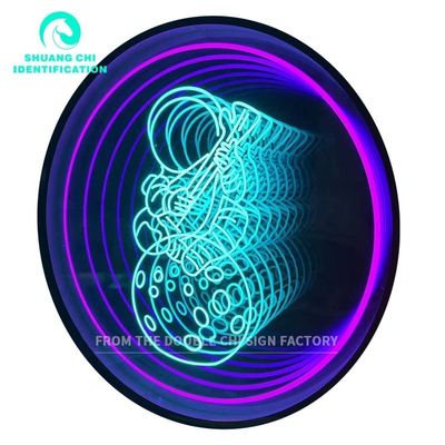 Anpassbares LED Neon Wanddekor Modisch Rot Weiß Blau Lila Rosa Gelb Grün
