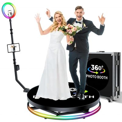360-Grad-Selfie-Plattform für Geschäftsfotobühne Kamera Verkaufsautomaten für 1-6 Personen