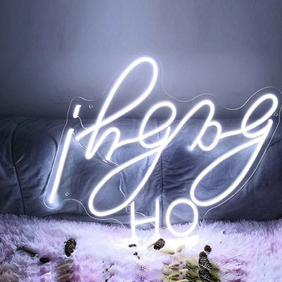 Hustle LED-Buchstabenlicht persönliches rosa Neonzeichen für Schlafzimmerdekoration