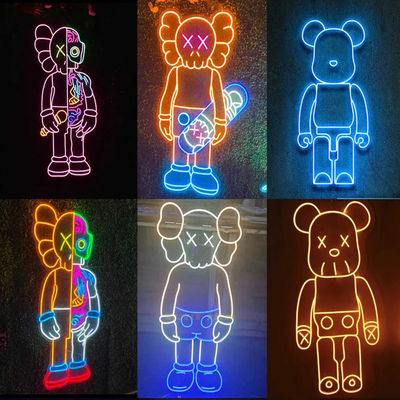 Party Bar Hom Veranstaltung Dekoration Neonlicht Happy Birthday LED RGB Schild mit Silica Gel
