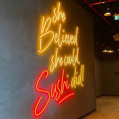 Party Dekoration Lettering Licht Logo Custom LED Licht mit Adapter Stromversorgung