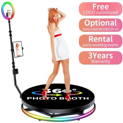 Party 360 Fotostand mit Notfallsteuerung und optionale Requisiten Maschine Gehäuse