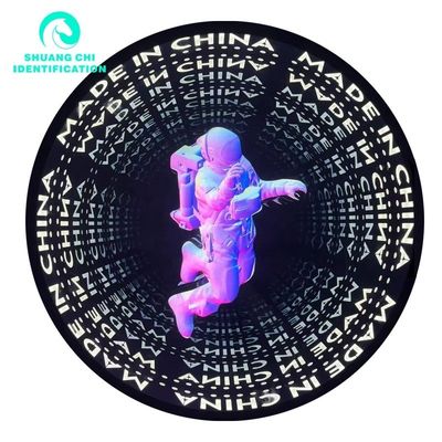 Technologisches Licht und Schatten maßgeschneiderter 3D Neon Abyssal Spiegel 50x50 Neon Spiegel