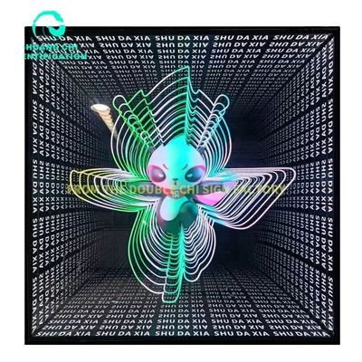 DC12V/AC110-220V Individuelle Größe Technologische Licht- und Schatten-Infinity Mirror Neon