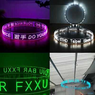 DIY Kabel Neon-Lichtzeichen für benutzerdefiniertes Logo Flex Streifen Glatte Beleuchtung Produktionslinie