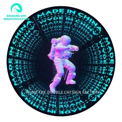 DC12V/AC110-220V Individuelle Größe Technologische Licht- und Schatten-Infinity Mirror Neon