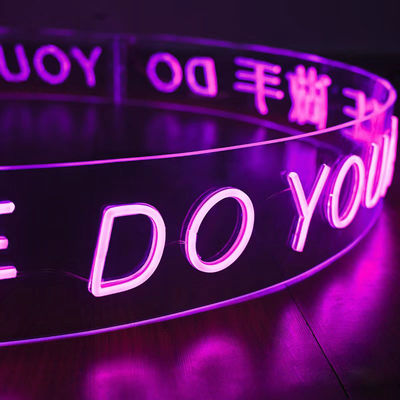 DIY Kabel Neon-Lichtzeichen für benutzerdefiniertes Logo Flex Streifen Glatte Beleuchtung Produktionslinie