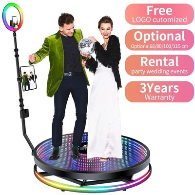 Gro-kompatible Portable Selfie Spin 360 Foto Booth für 1-6 Personen Fotos 360 Grad