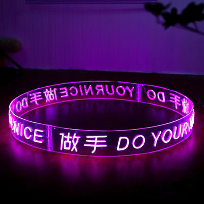 DIY-Kabelinstallation LED-Neon-Flex-Streifenleuchten für reibungslose Beleuchtung und Innendekorationen