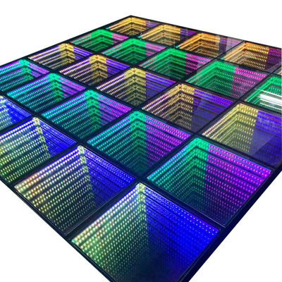 3D-Infinity-LED-Spiegel Hochzeitsfeier LED-Digitale Tanzflächenleuchten für Disco-Hochzeit