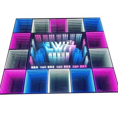 3D-Infinity-LED-Spiegel Hochzeitsfeier LED-Digitale Tanzflächenleuchten für Disco-Hochzeit