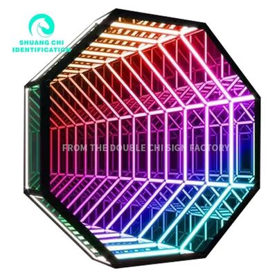 2023 Edelstahlgehäuse Melaleuca Custom LED Neon Schild mit Glasgrafikmaterial