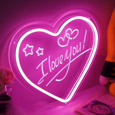 Hochzeitsengel-Flügel Wanddekoration mit Acryl-Markee-Buchstaben LED Neon-Schild