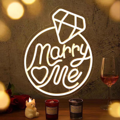 Hochzeitsengel-Flügel Wanddekoration mit Acryl-Markee-Buchstaben LED Neon-Schild