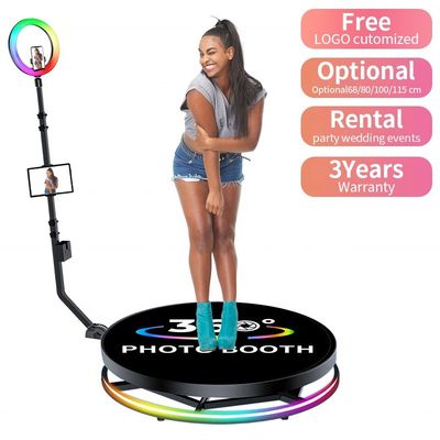 Gro Kompatibel 80-120CM Drehbare automatische 360-Selfie Spin Basis Foto Ipad Foto Booth