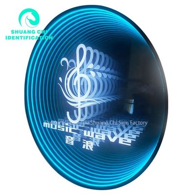 LED-Licht mit hoher Helligkeit Infinity Illusion Spiegel Neonzeichen für Endprodukte