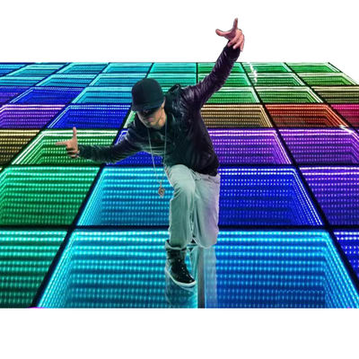 3D Infinity Mirror Video Licht LED Tanzfläche für Hochzeitsfeier Anpassung