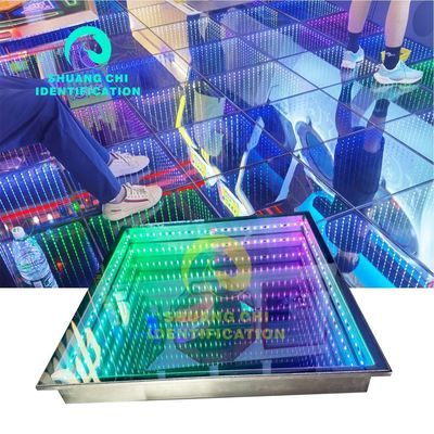 3D Infinity Mirror Video Licht LED Tanzfläche für Hochzeitsfeier Anpassung