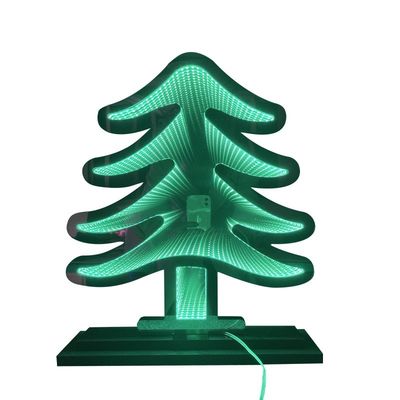 Weihnachtsbaum Infinity Led Acryl Spiegel Außenbeleuchtung ohne Dimmersupport