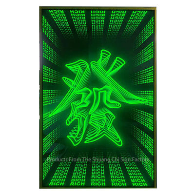 Der unverzichtbare Wandschmuck Custom End 3D Neon-Spiegel für KTV und Innenräume