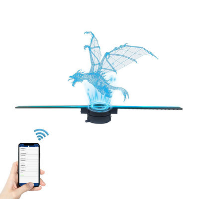 24-Stunden-Reaktionszeit 65cm/80cm/100cm 3D-Hologramm-Ventilator für Luft-Holographische Projektion