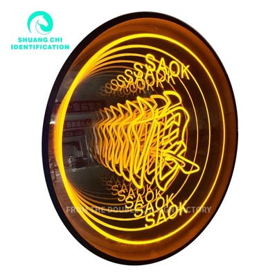 Neon-Spiegel für Wanddekoration