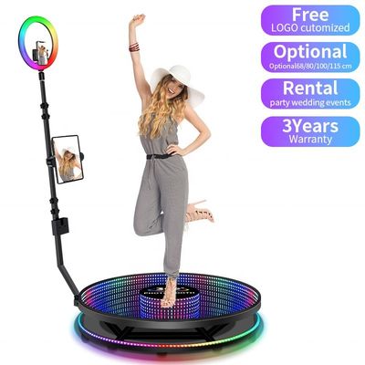 25 cm Plattformhöhe Automatischer 360-Stand für Outdoor-Veranstaltungen und Selfie-Fotografie