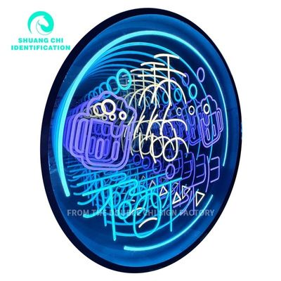 LED-Streifen Lichtquelle Infinity Custom LED Neon-Schild mit Rundheit Quadrat Oktagon