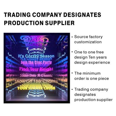 LED-Streifen Lichtquelle Infinity Custom LED Neon-Schild mit Rundheit Quadrat Oktagon