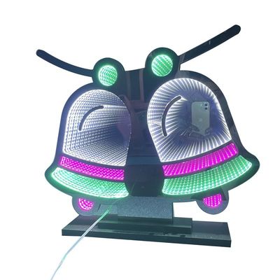 2- Anpassbares RGB-Großes Weihnachtsgeschenk Süßigkeiten Stick Infinity Spiegelleuchten Für Festivaldekoration