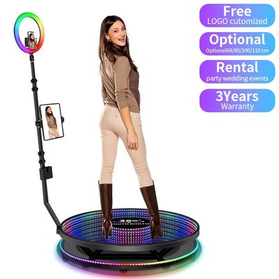 Hochzeitsgeschäft 360 Foto Booth mit Drehständerlänge 80-120cm