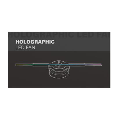 42cm 52cm 65cm 70cm 100cm Projektor Anzeige Led 3d Hologramm Ventilator für Werbung in Shop