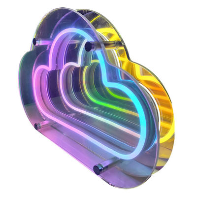 DC12V/AC110-220V Custom Infinity Logo Farbige LED 3D Neon Wand Tunnel für DJ Disco Party