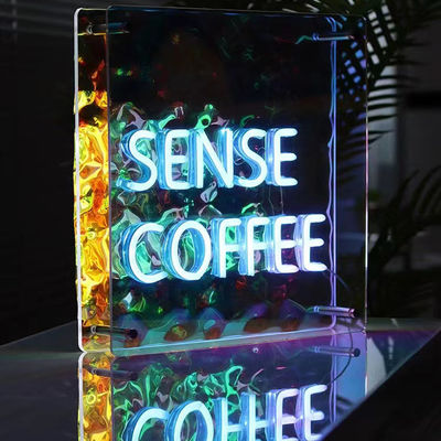 DC12V/AC110-220V Custom Infinity Logo Farbige LED 3D Neon Wand Tunnel für DJ Disco Party
