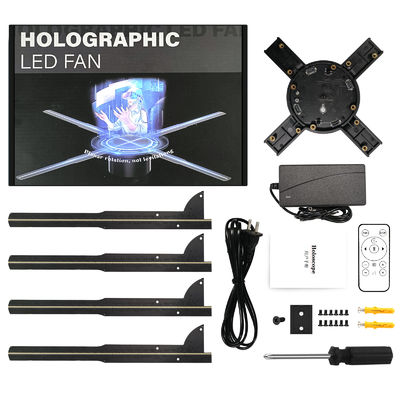 3D-Holographischer Werbe-LED-Ventilator mit Wifi-Steuerung und hochmoderner Drehbildgebung