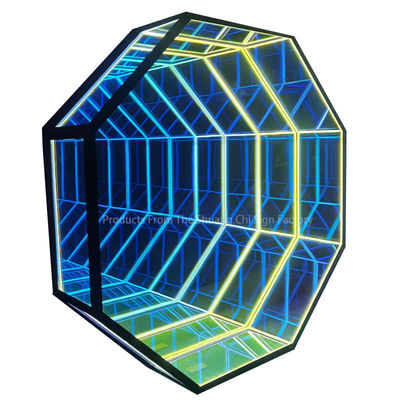 Neon Infinity 3D LED Optical Illusion Fußbodenspiegel