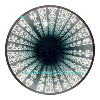 Erhöhen Dekor atemberaubend 3D Neon Abyssal Spiegel 50X50 in anpassbaren Farben
