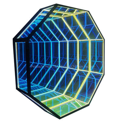 Erhöhen Dekor atemberaubend 3D Neon Abyssal Spiegel 50X50 in anpassbaren Farben