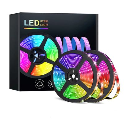 WLAN-gesteuerte RGBW LED-Streifenlicht 5m 10m 50m 12V 24V 5050 Farbwechsel