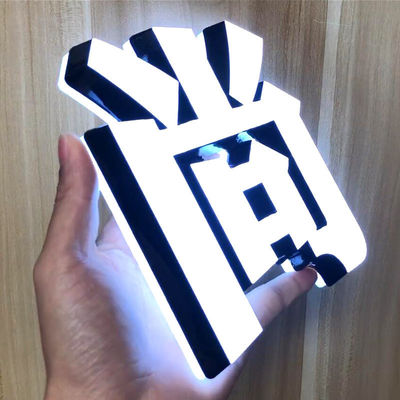 OEM Outlet Acryl Front und Rückseite LED Leuchtzeichen für Werbeanzeigen