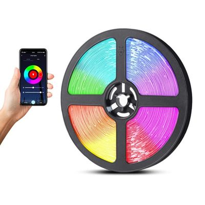 3- 180LEDS 10M TUYA WIFI Steuerung 24Key IR Fernbedienung Musik Synchronisierung Alexa Google Assistant Kompatibel RGB 5050 Led Streifenlicht